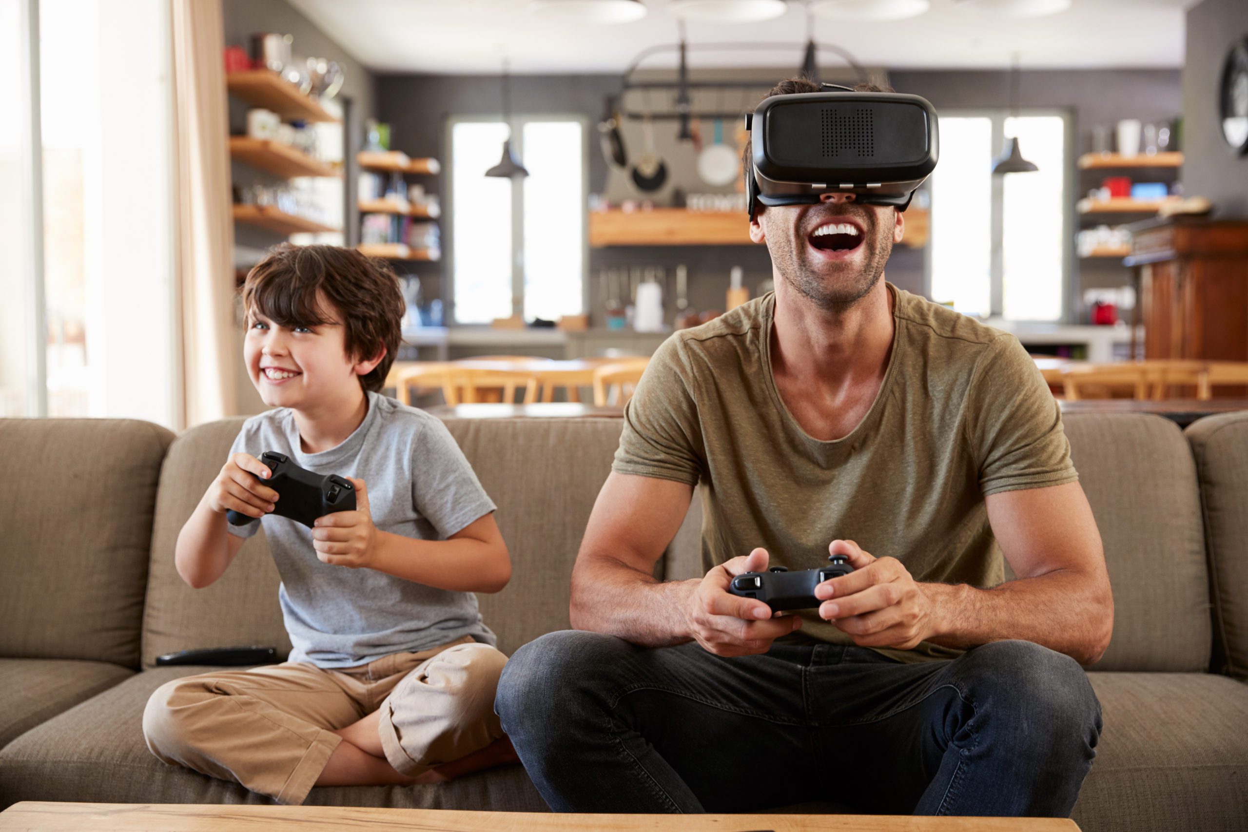 Wearable gaming devices can enhance video gameplay.