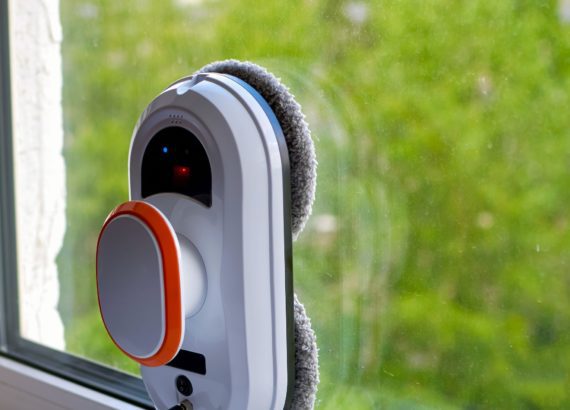 The most popular household robots are robot vacuums, but there are also robot window cleaners. 