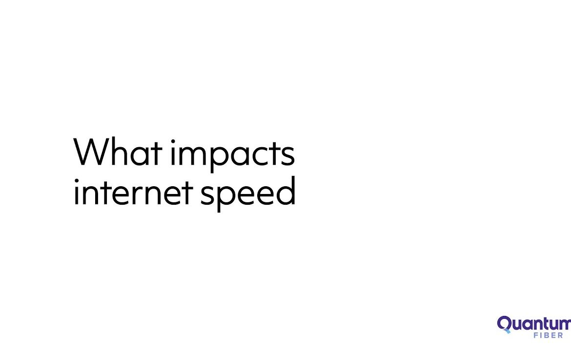 What impacts internet speed?