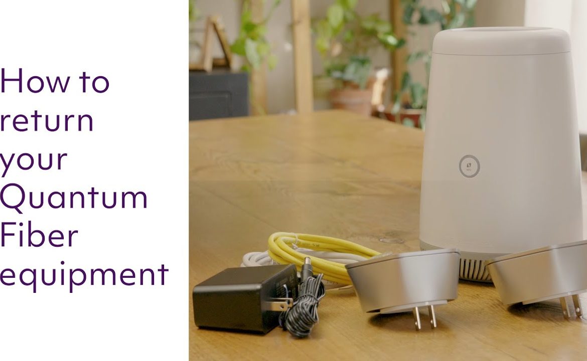 How to return your Quantum Fiber equipment Quantum Fiber
