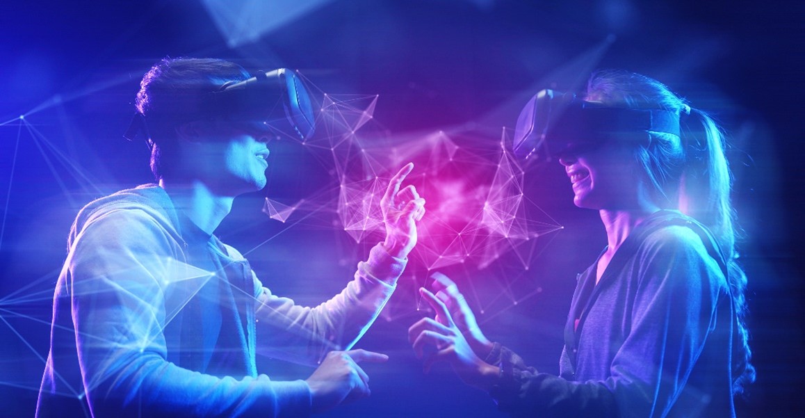 Explore the metaverse with virtual reality