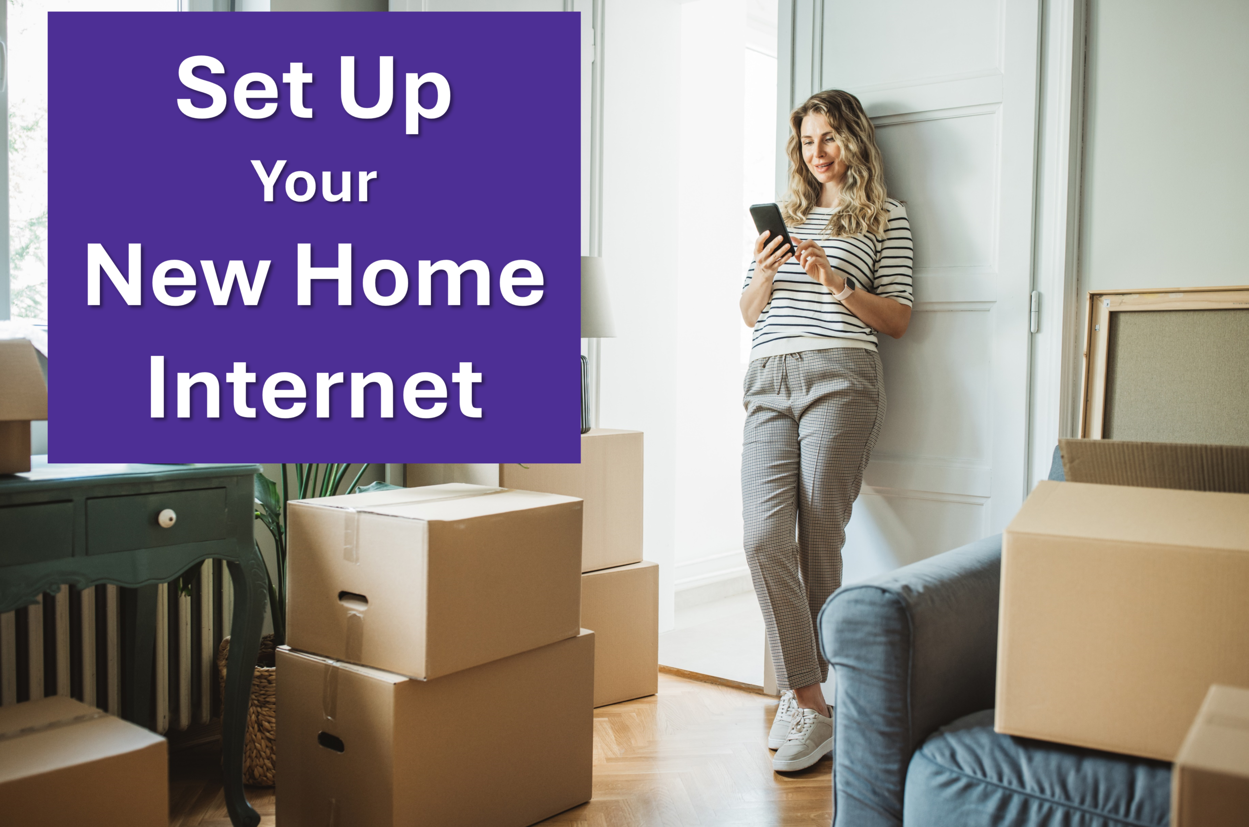 how to set up internet in a new house