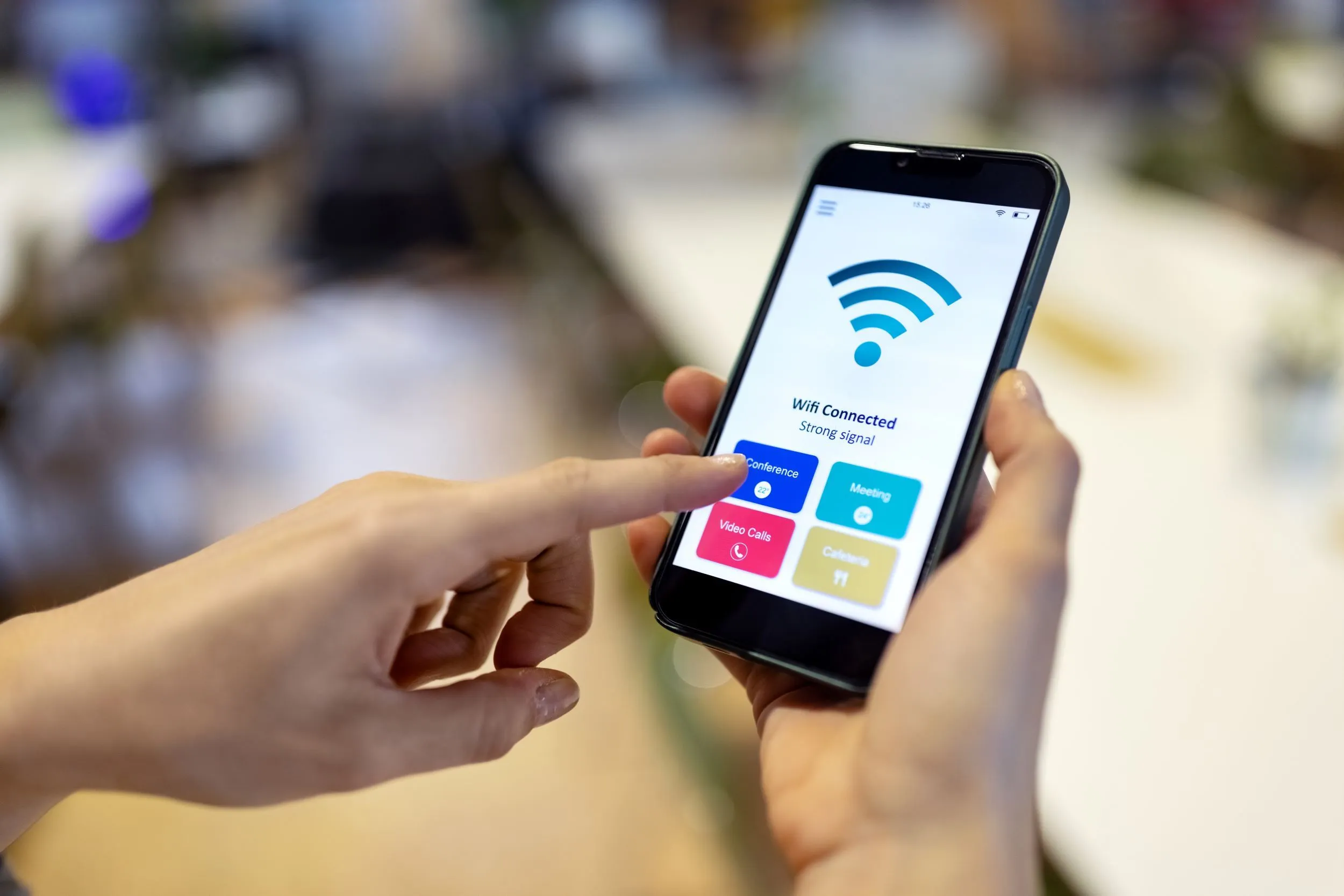 Guest WiFi network control via app