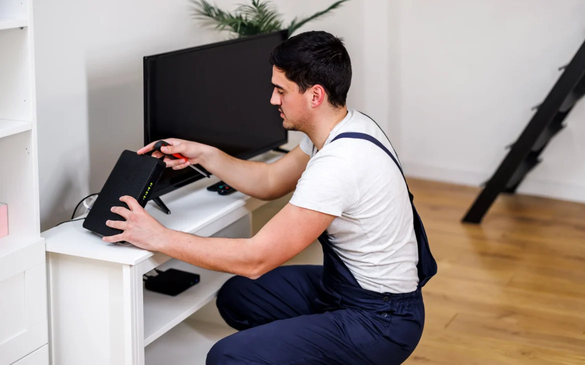 Internet installation tech