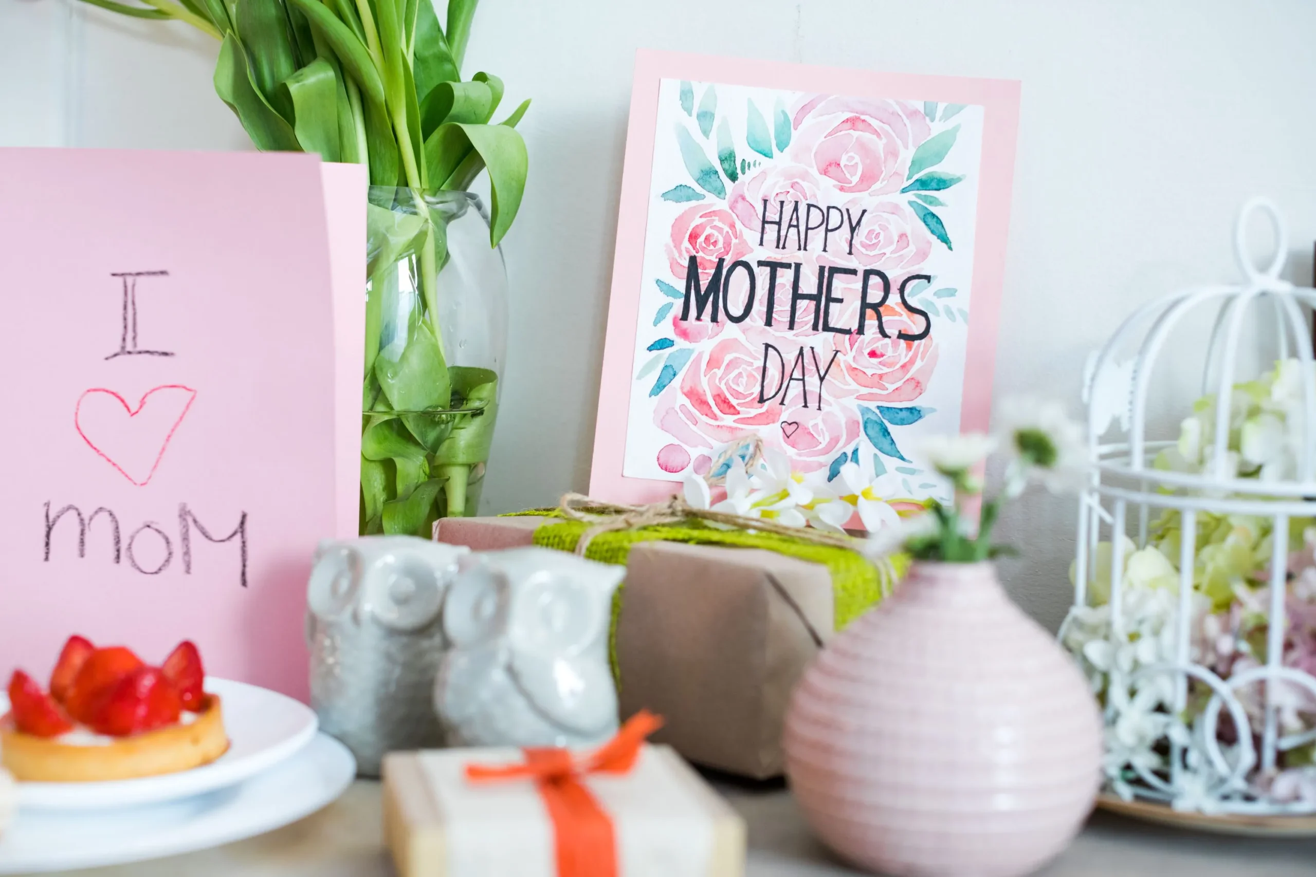 Mother's day card and gifts