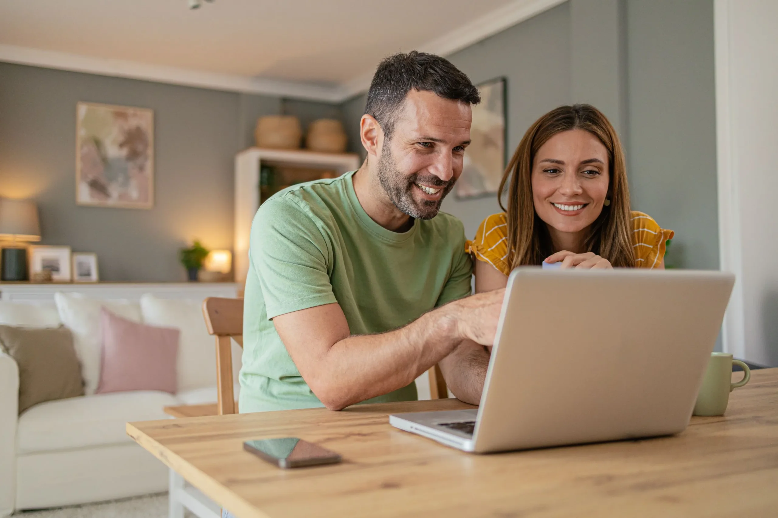 Couple happy with gig-speeds investment