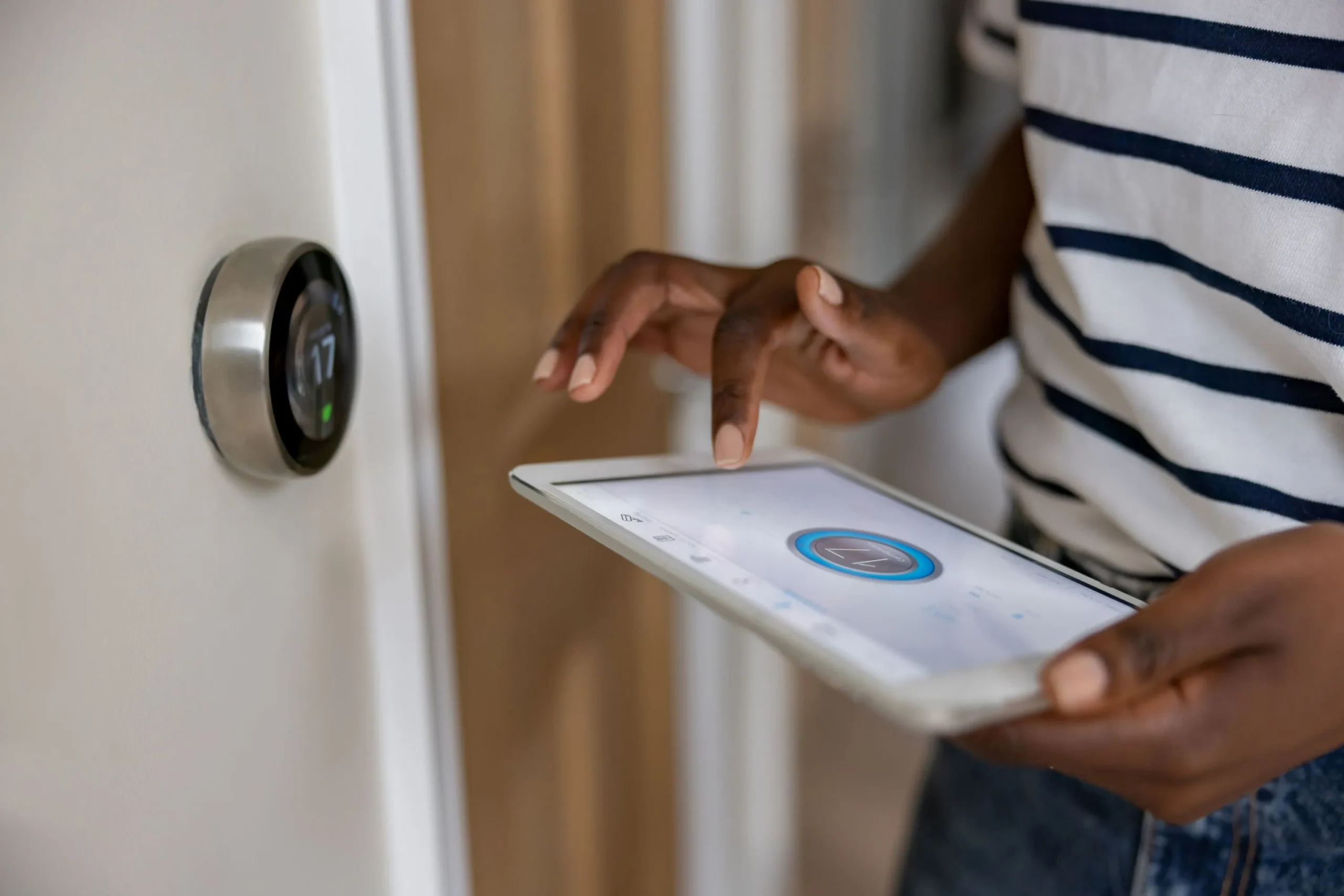 Smart home control with tablet