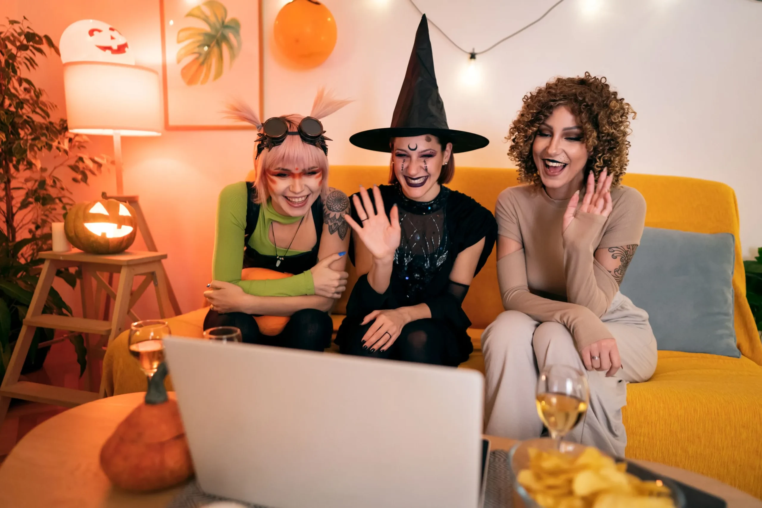 Women having a good time