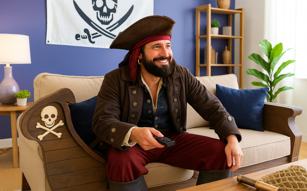 Stream like a Pirate Captain