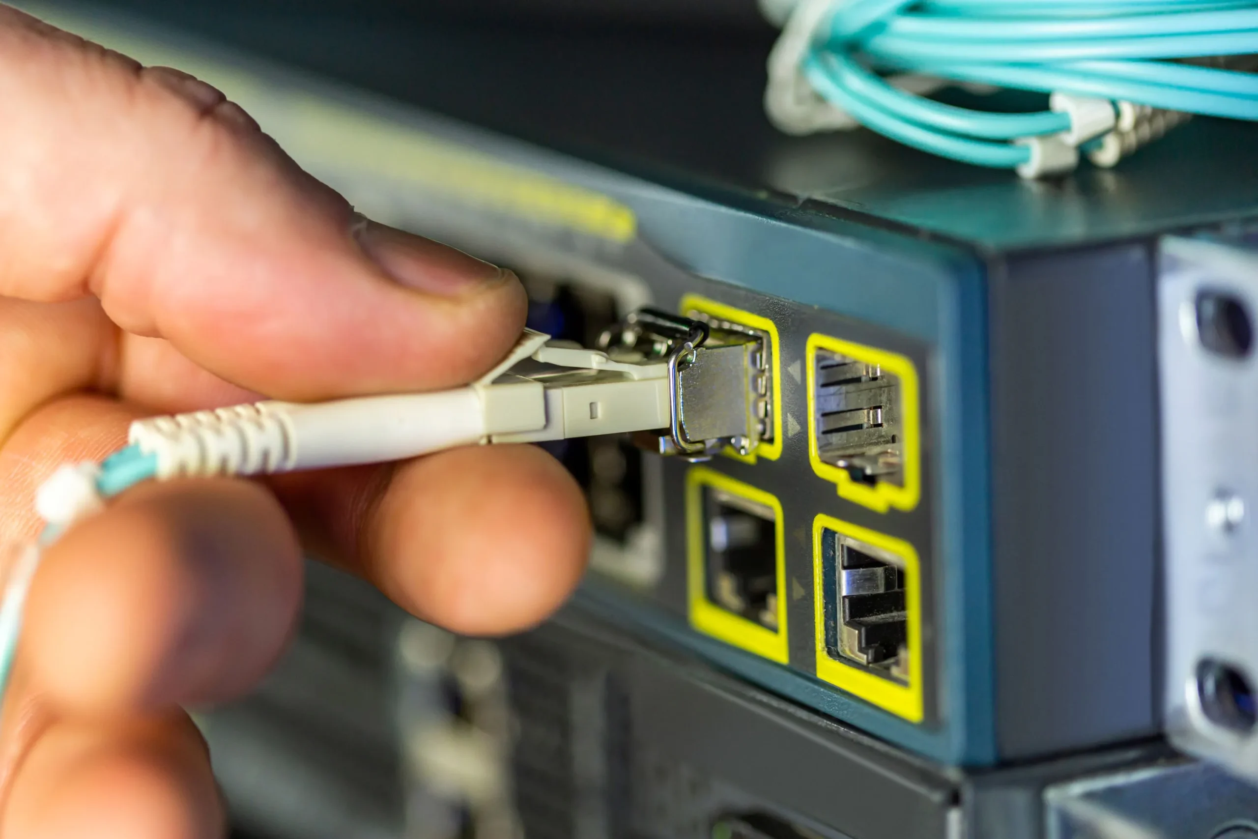 Fiber internet setup at home with WiFi 7 Fiber internet setup at home with WiFi 7