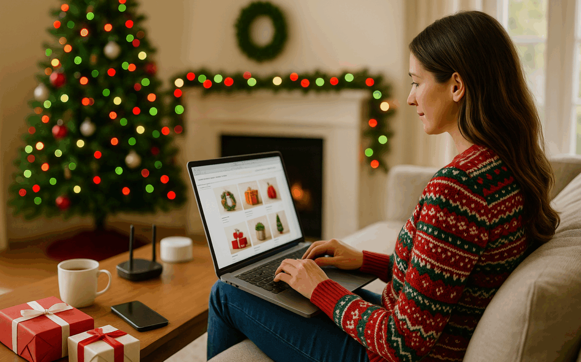 Home ecommerce shopping securely